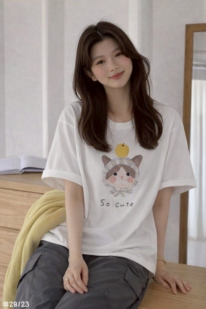 AS22-28123。🐱💖 小貓蝴蝶結上衣